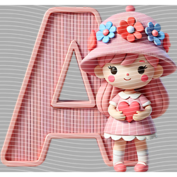 Cartoon letters-CL 610